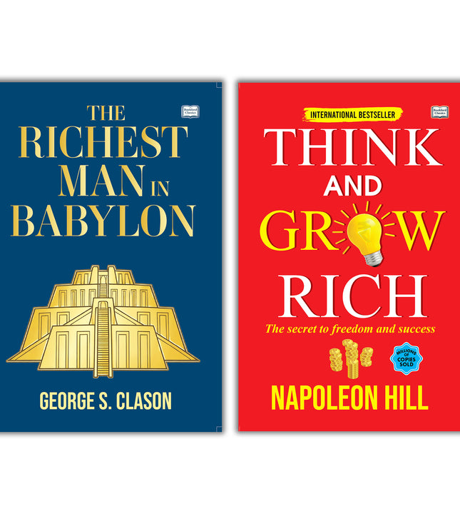 The Richest Man in Babylon + Think and Grow Rich (Set of 2) | Original English Edition | Best Motivational & Financial Books