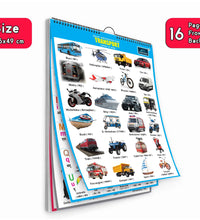 colors and Shapes Double Side Laminated Chart- Non-Tearable and Waterproof, Double Sides Printed Laminated Chart, Perfect for Homeschooling, Kindergarten and Nursery Childrens