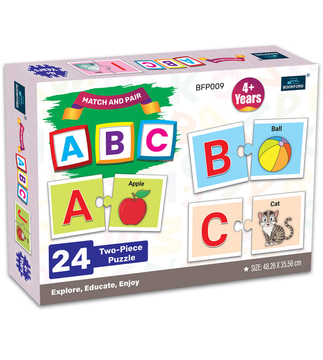 Match & Pair - A B C Jigsaw Puzzle Game & Fun And Learning 56 Pieces