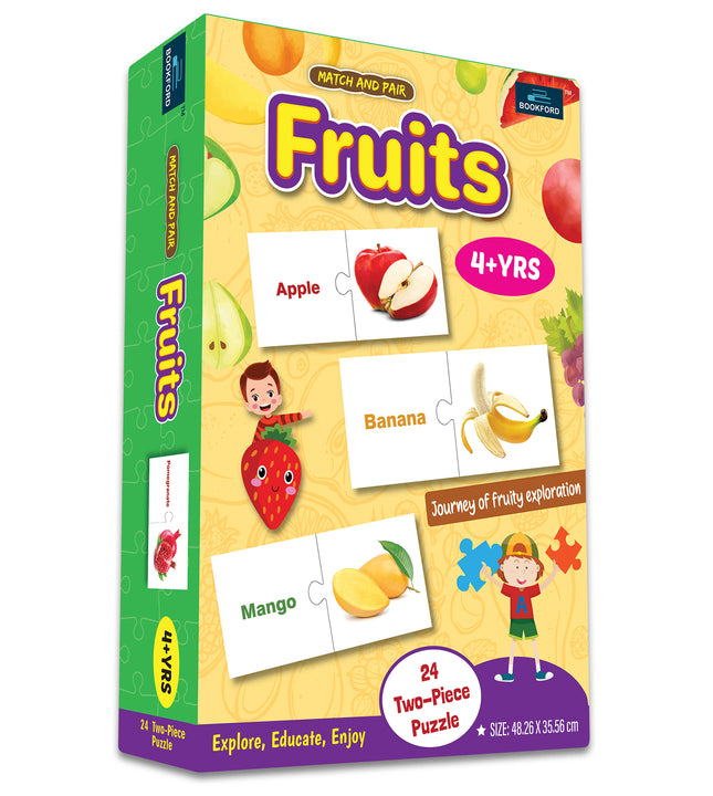 Match & Pair - Fruits Jigsaw Puzzle Game & Fun And Learning 48 Pieces