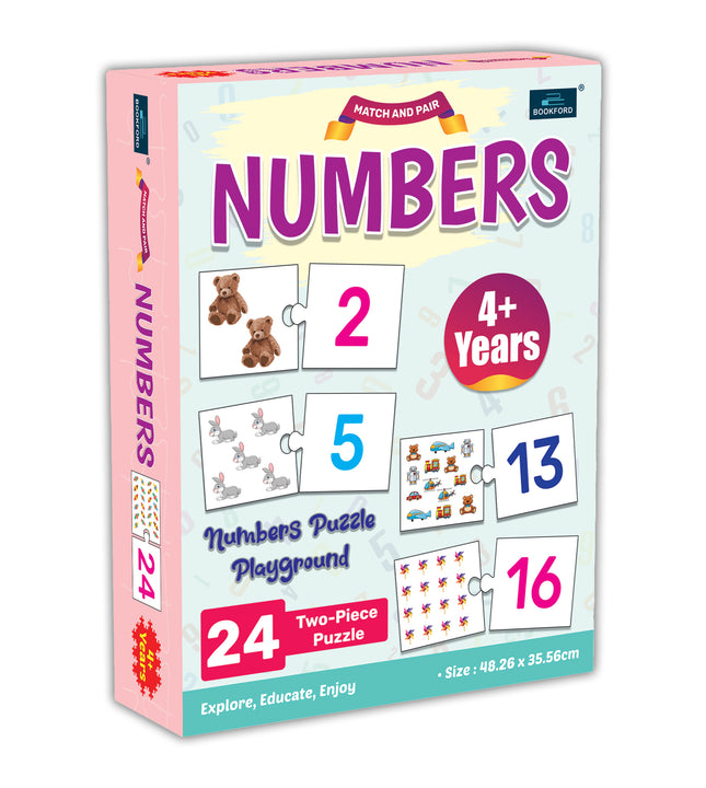 Match & Pair - Numbers 1 - 20 Jigsaw Puzzle Game & Fun And Learning 48 Pieces