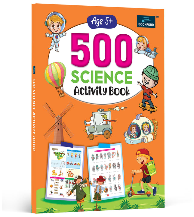Science Fun with 500 Science Activity Book - Explore, Discover, and Learn with Engaging Experiments and Activities