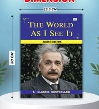 The World As I See It Book by Albert Einstein | Classic Philosophy and Thought improve | Easy to Read in English Edition