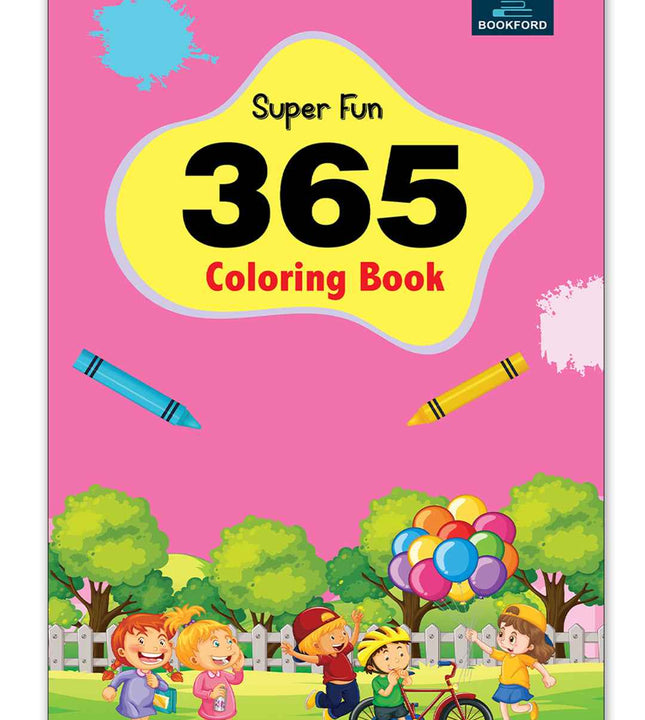 Super Fun 365 Coloring | Creative Coloring and Activity Book for Kids | Fun Learning Art and Drawing .