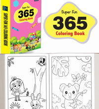 Super Fun 365 Coloring | Creative Coloring and Activity Book for Kids | Fun Learning Art and Drawing .