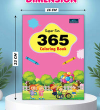 Super Fun 365 Coloring | Creative Coloring and Activity Book for Kids | Fun Learning Art and Drawing .