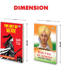 Why I Am an Atheist and Other Works and The Art of War | Bhagat Singh and Sun Tzu Classic Book Combo | Philosophy Leadership Strategy and Political Thought Paperback Set