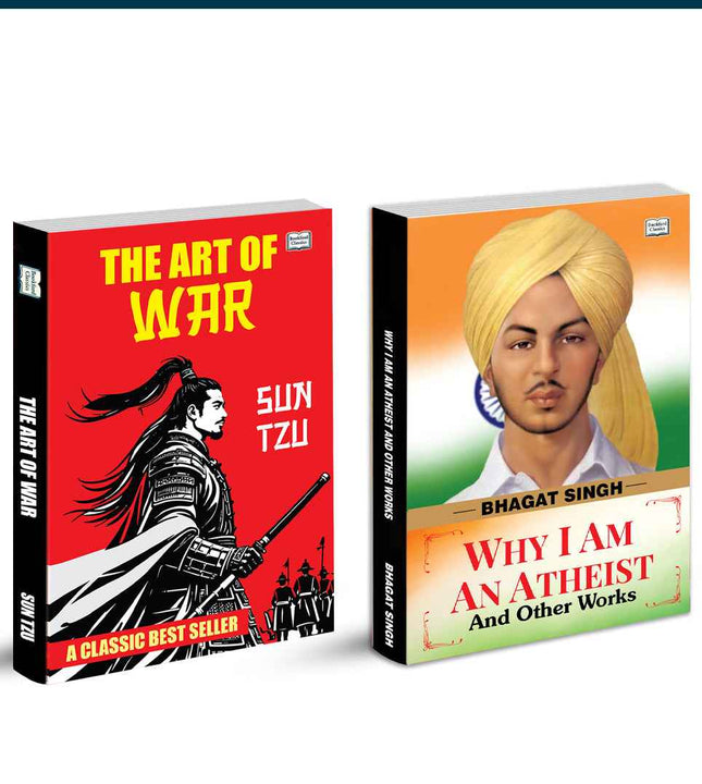 Why I Am an Atheist and Other Works and The Art of War | Bhagat Singh and Sun Tzu Classic Book Combo | Philosophy Leadership Strategy and Political Thought Paperback Set