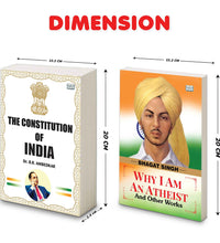 Why I Am an Atheist and Other Works, The Constitution of India and Siddhartha | Philosophy Constitution and Classic Literature Book Combo | Political Thought Spiritual Journey and Democracy Paperback Set