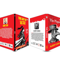 The Art of War by Sun Tzu and The Plague | Strategy and Classic Fiction Book Combo | Leadership Philosophy Human Nature and Existential Literature Paperback Set