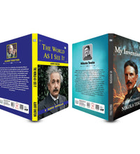 My Inventions by Nikola Tesla and The World As I See It | Science and Philosophy Book Combo | Innovation Creativity Wisdom and Inspirational Thought Paperback Set