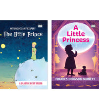 The Little Prince and A Little Princess | Classic Children’s Literature Book Combo | Friendship Imagination Kindness and Life Lessons Paperback Set