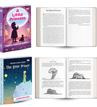 The Little Prince and A Little Princess | Classic Children’s Literature Book Combo | Friendship Imagination Kindness and Life Lessons Paperback Set