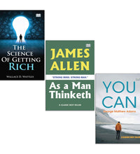 The Science of Getting Rich, As a Man Thinketh and You Can | Self Help and Motivation Book Combo | Wealth Mindset Success and Personal Growth Paperback Set