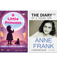 A Little Princess and The Diary of a Young Girl | Classic Literature and Inspirational Memoir Book Combo | Courage Hope Friendship and Life Lessons Paperback Set