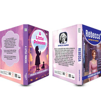 A Little Princess and Rebecca | Classic Fiction Book Combo | Friendship Courage Mystery and Timeless Literature | Set of 2 Books