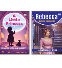A Little Princess and Rebecca | Classic Fiction Book Combo | Friendship Courage Mystery and Timeless Literature | Set of 2 Books