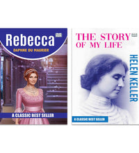 Rebecca and The Story of My Life | Classic Fiction and Inspirational Biography Book Combo | Mystery Courage Emotions and Life Lessons Paperback Set