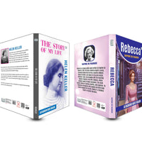 Rebecca and The Story of My Life | Classic Fiction and Inspirational Biography Book Combo | Mystery Courage Emotions and Life Lessons Paperback Set