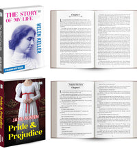 Pride and Prejudice and The Story of My Life | Classic Romance and Inspirational Biography Book Combo | Love Courage Emotions and Life Lessons Paperback Set