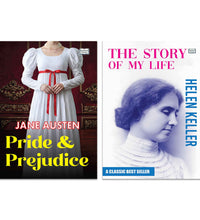 Pride and Prejudice and The Story of My Life | Classic Romance and Inspirational Biography Book Combo | Love Courage Emotions and Life Lessons Paperback Set