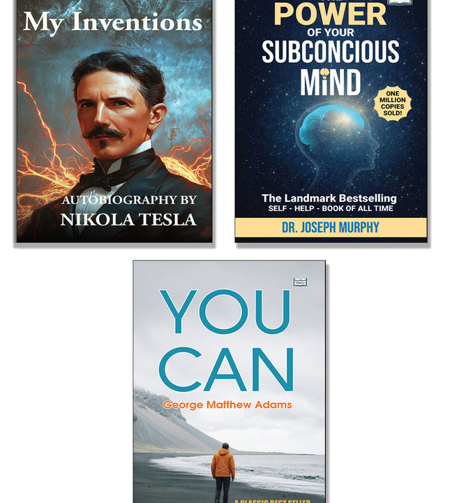 The Power of Your Subconscious Mind | You Can | My Inventions - Set of 3 | Motivational, Self Help And Inspirational Books