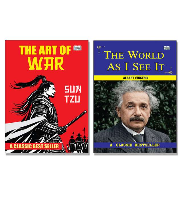 The World as I See And The Art of War - Set of 2 | Albert Einstein and Sun Tzu | Philosophy, Strategy, Leadership, Wisdom & Self-Development Classic Books Combo