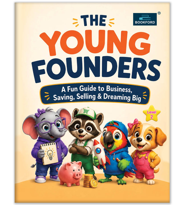 Young Founder and Hustlers Complete Set Level 2 | Kids Financial Literacy and Entrepreneurship Workbooks for Ages 6–15 | Money Management, Business Skills and Activity Books
