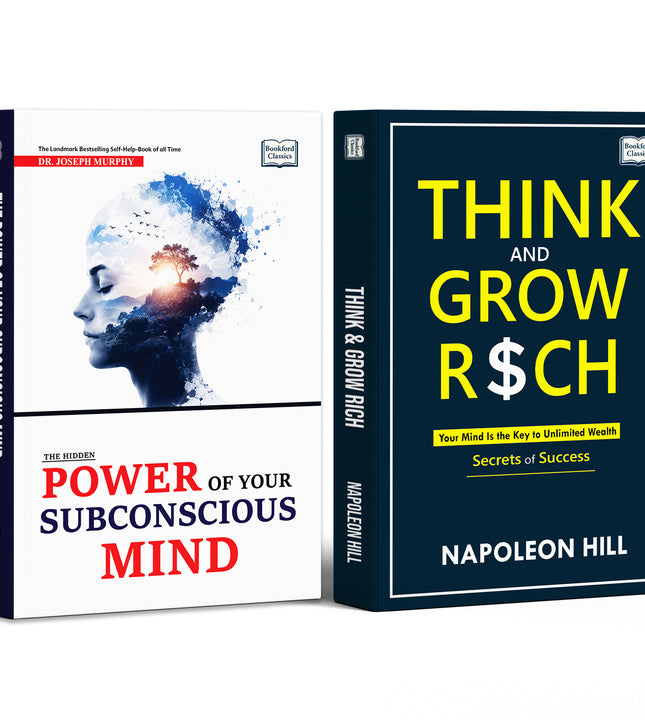 The Hidden Power of Your Subconscious Mind and Secrets of Success Think and Grow Rich Book - Set of 2 | Self Help Books for Personal Growth
