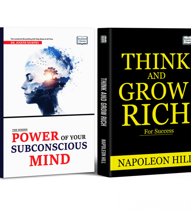 Power of Your Subconscious Mind the Hidden and think and Grow Rich Success  - Set of 2 | Motivational Books for Self Improvement & Personal Growth