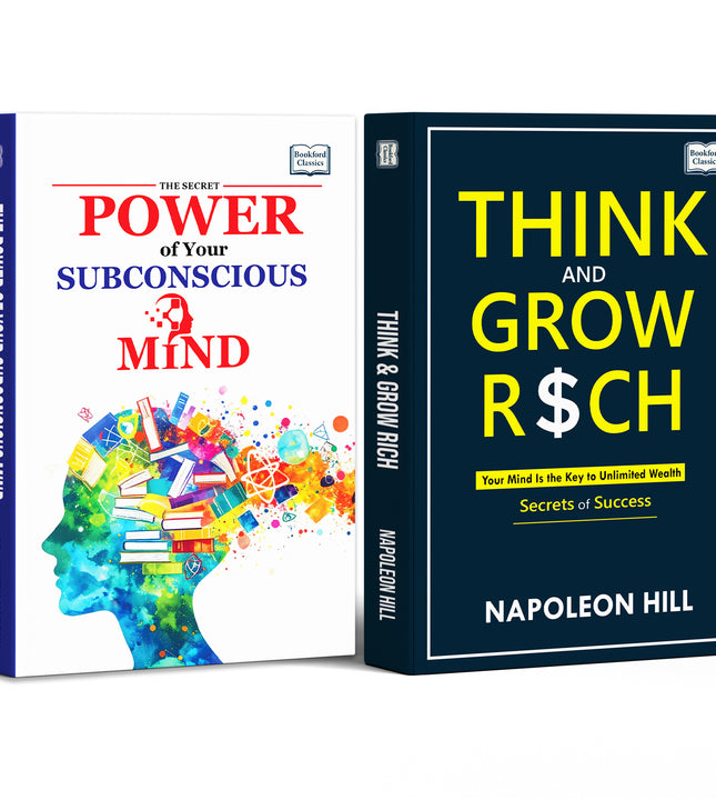 Power of Your Subconscious Mind the Secret and Think and Grow Rich Secrets of Success - Set of 2 | Motivational Self Help Books