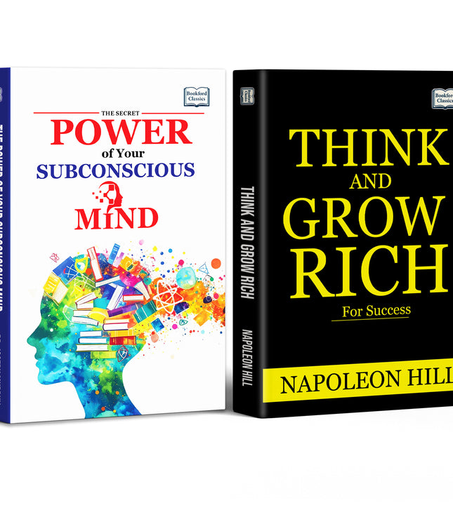 Power of Your Subconscious Mind the Secret and Think and Grow Rich Success - Set of 2 | Personal Growth Books | Age  6+ Yrs