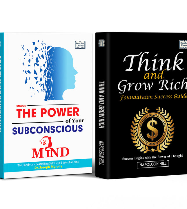 The Power of Your Subconscious Mind Unlock  and Think and Grow Rich Foundation Success Guide - Set of 2 Books | Motivation & Personal Growth .