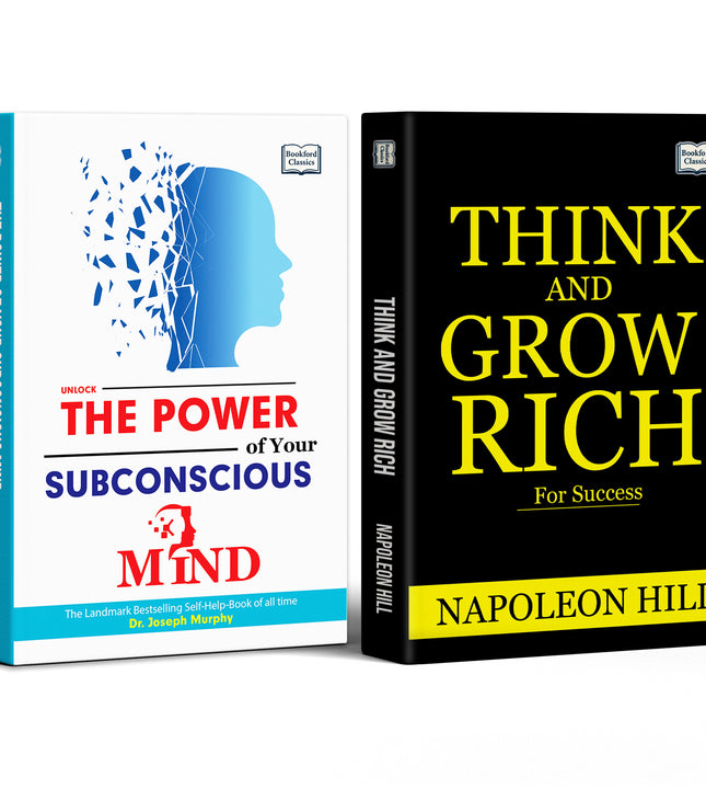 The Power of Your Subconscious Mind Unlock  and Think and Grow Rich Success - Set of 2 Books | Self Help Books for Personal Growth Positive Thinking