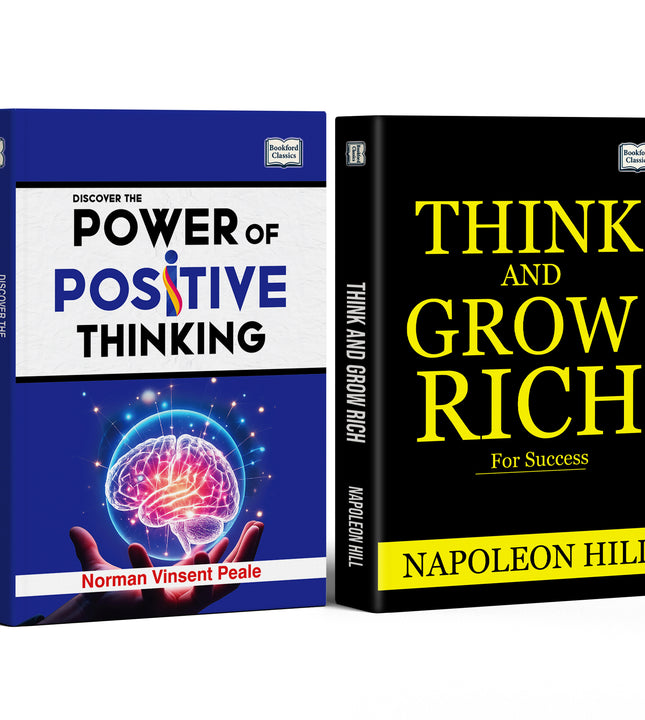 Think and Grow Rich Success and The Power of Positive Thinking Discover  Books - Set of 2 | Motivational Books for Success.