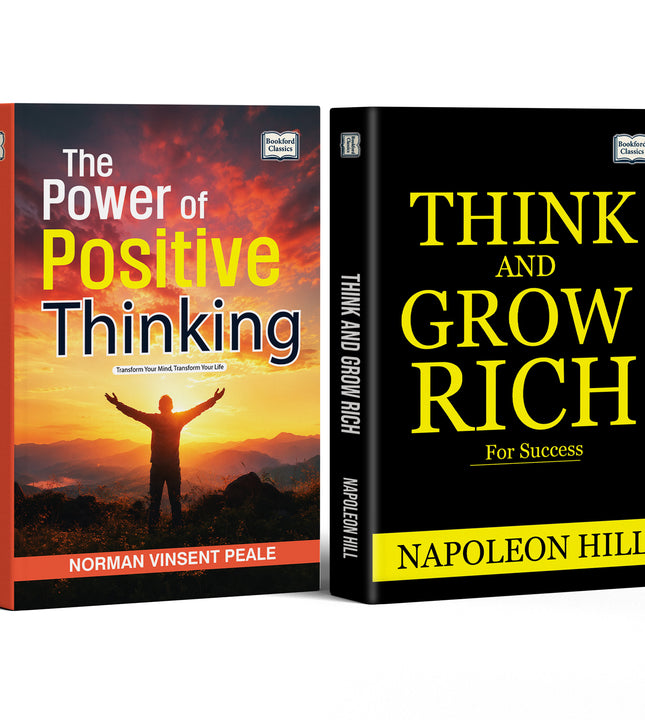 Think and Grow Rich Success & The power of Positive Thinking Transform your Mind, Transform your Life - Set of 2 books | Personal Growth and Life Transformation.