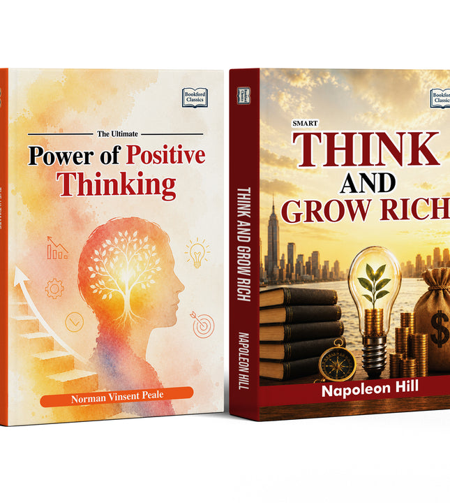 Think and Grow Rich Smart and Discover The Power of Positive Thinking - Set of 2 Books for Positive Thinking Age 6+ yrs