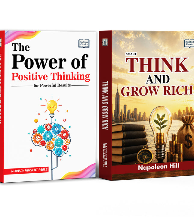 Think and Grow Rich Smart and The Power of Positive Think & Powerful Results - Set of 2 Books for Success Mindset and Positive Thinking Age 6+ Yrs