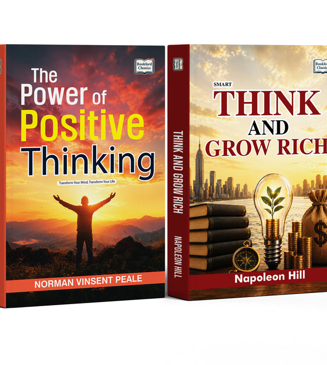 Smart Think and Grow Rich and The Power Of Positive Thinking Transform Your Mind Transform Your Life - Set of 2 Books | Success Mindset,  Personal Growth and Positive Thinking Books.