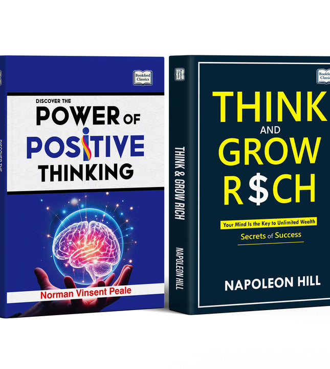 Think and Grow Rich Secrets of Success and The Power of Positive thinking For Powerful Results - Set of 2 Books for Personal Growth and Wealth Age 6+