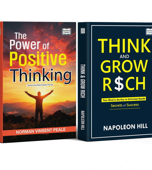 Secrets of Success Think and Grow Rich and Power of Positive Thinking Transform Your Mind Transform your Life - Set of 2 Books for Success Mindset and Positive Thinking