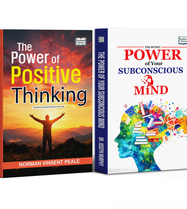 Power of Your Subconscious Mind the Secret and The Power of Positive Thinking Transform Your Mind Transform Your Life - Set of 2 Books for Positive Thinking and Personal Growth.