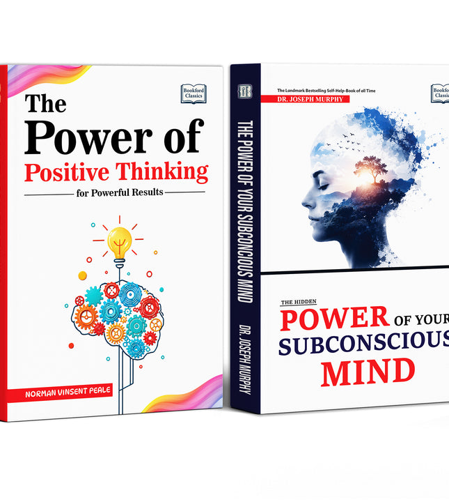 The Hidden Power of Your Subconscious Mind Noval + The Power of Positive Think and Powerful Results -Set of 2 Books for Personal Growth and Success Mindset .
