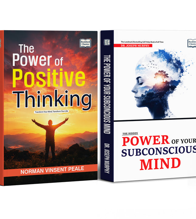 Power of Your Subconscious Mind the Hidden and The Power of Positive Thinking Transform Your Mind Transform Your Life -  Set of 2 Books for Self Improvement  and Personal Growth Age 6+ Yrs