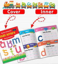 My First Writing Fun Tracing Workbook - Set Of 4 Books - Capital Letters, Small Letters, Numbers 1-10, And Lines And Curves - 3 Years To 4 Years ,