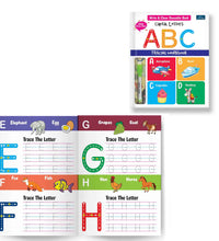 Write & Clean Reusable Book-Set of 2 Books-Alphabet Capital Letters And Small Letters