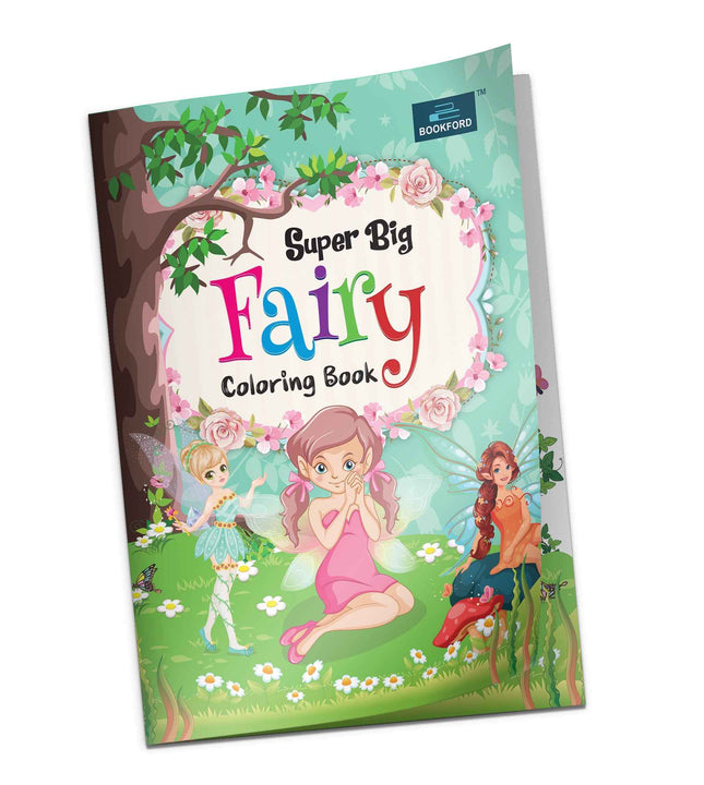 Super Big Fairy Coloring Book - Fairy Book For Kids