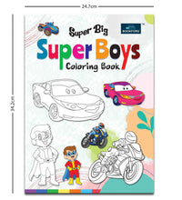 Super Big Coloring Book - Super Boys And Fairy Book For Kids Set Of 2