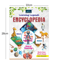 Learing Legend Encyclopedia 5 in 1 Book for Kids and Childrens - Space, Animals, Nature, Human Body and General Knowledge - Fun Facts, Colorful Pictures
