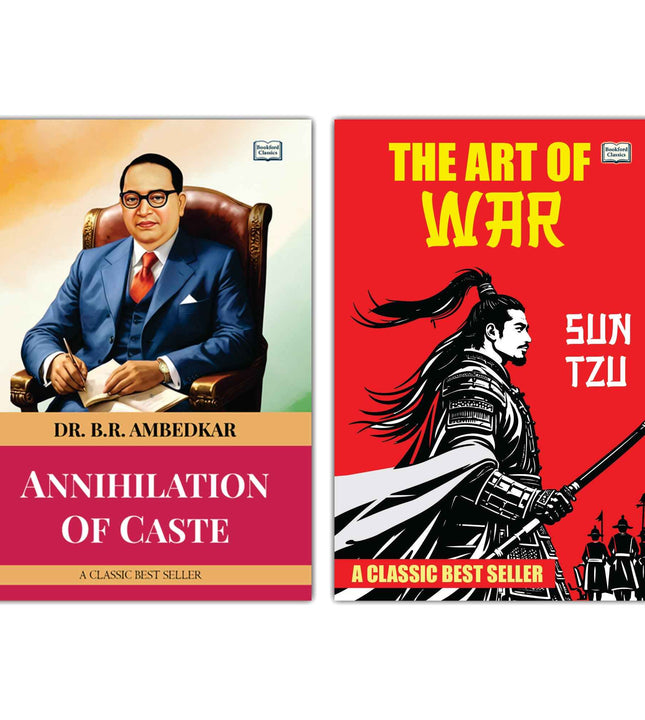 The Art of War by Sun Tzu and Annihilation of Caste | Strategy and Social Reform Book Combo | Leadership Equality Political Thought and Philosophy Paperback Set
